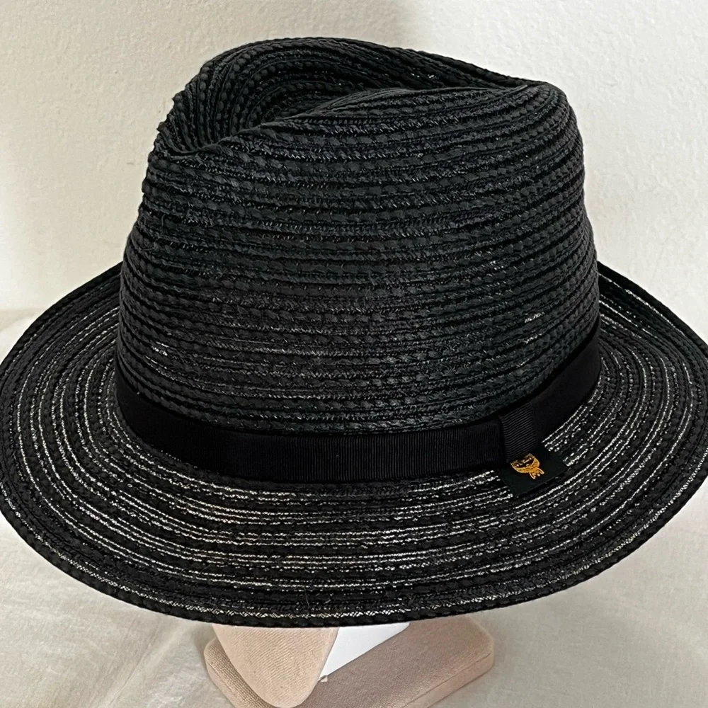 MCM Legere Black Hat Rare Fedora Bucket Japan Exclusive late 1990’s NWOT